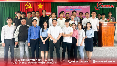 NHẬT HUY KHANG KHAI TRƯƠNG VĂN PHÒNG ĐẠI DIỆN THỨ 2 VÀ SƠ TUYỂN THỰC TẬP SINH TẠI TỈNH ĐỒNG THÁP THÁNG 2/2023