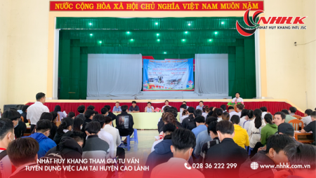 [ Đồng Tháp ] NHẬT HUY KHANG THAM GIA TƯ VẤN TUYỂN DỤNG VIỆC LÀM TẠI HUYỆN CAO LÃNH