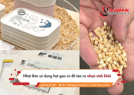 NHẬT BẢN SỬ DỤNG HẠT GẠO CŨ ĐỂ TẠO RA NHỰA SINH KHỐI