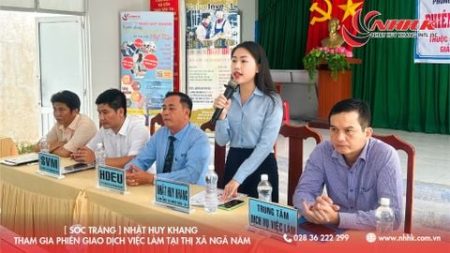 [Sóc Trăng] Nhật Huy Khang tham gia Phiên giao dịch Việc làm tại Thị Xã Ngã Năm