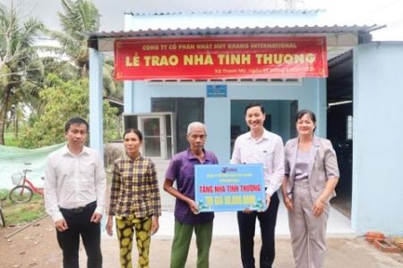Nhật Huy Khang trao tặng nhà tình thương – Tiếp thêm niềm tin cho hộ gia đình khó khăn tại tỉnh Trà Vinh