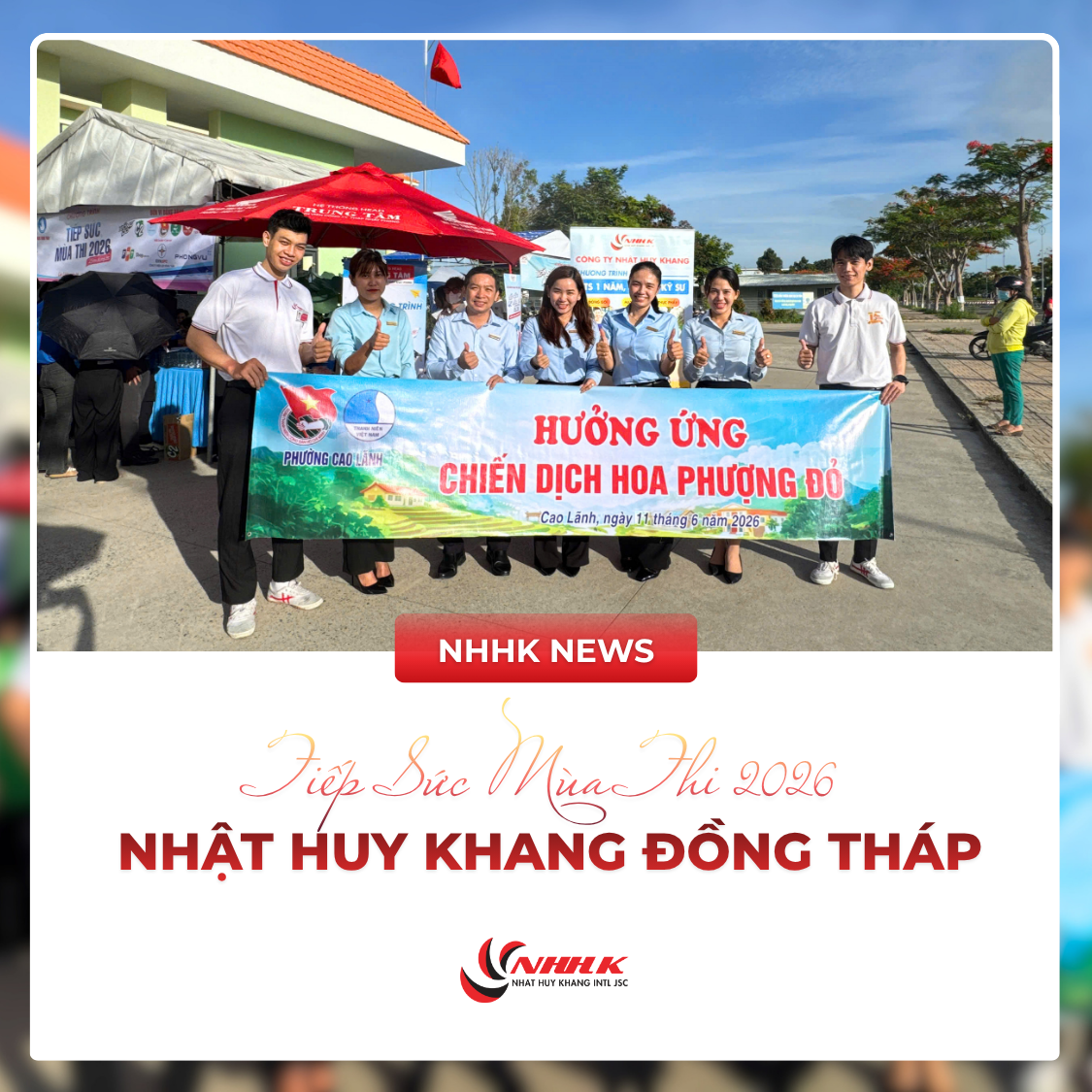 Tiếp sức mùa thi 2026 – Nhật Huy Khang đồng hành cũng các sĩ tử 2K8