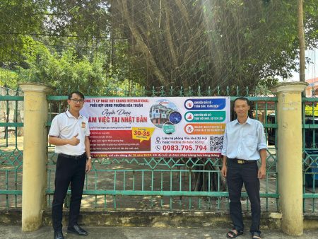 Nhật Huy Khang Vĩnh Long cùng Xã Hòa Thuận lan tỏa thông tin chuyển đổi số và kết nối cơ hội việc làm tại Nhật Bản