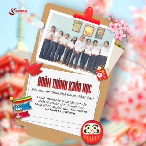 Hoàn thành khóa học – Sẵn sàng cho hành trình mới tại Nhật Bản