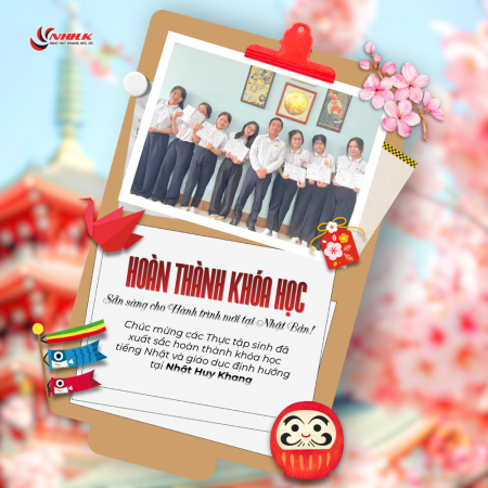 Hoàn thành khóa học – Sẵn sàng cho hành trình mới tại Nhật Bản